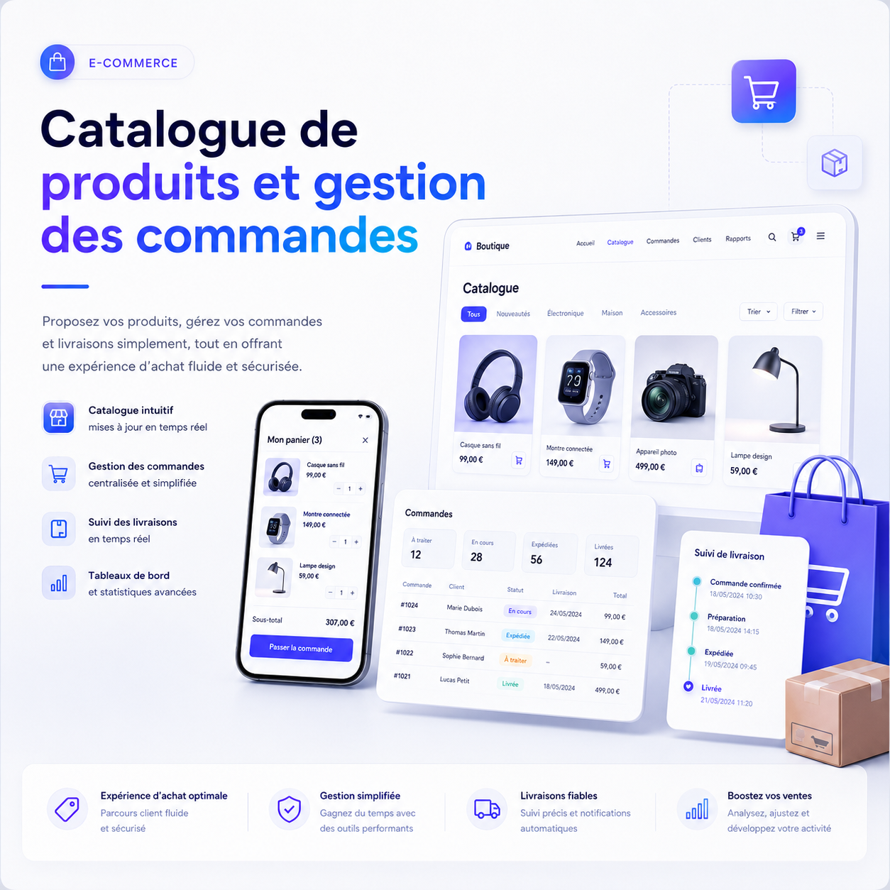 Product catalog and order management