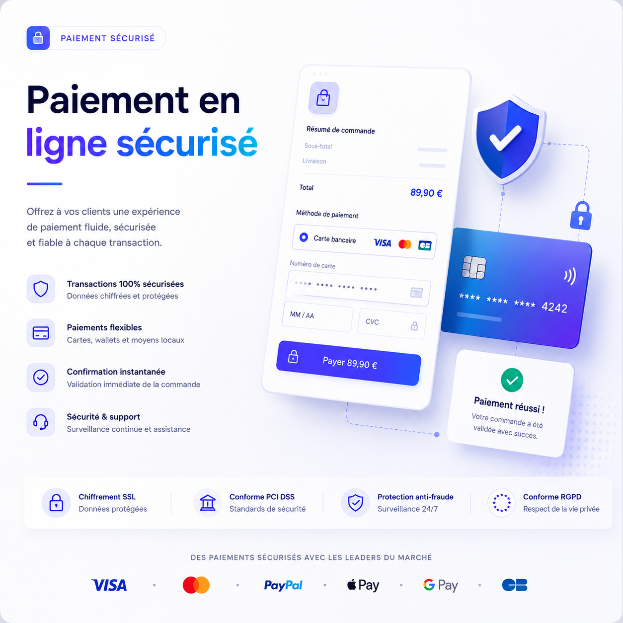 Secure online payment integration